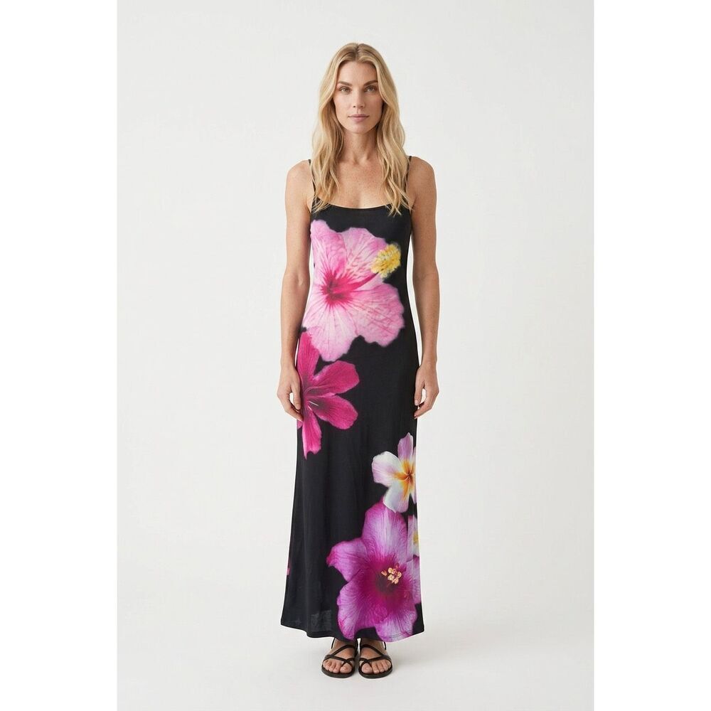 Shein Maxi Floral Camisole Sundress Sz L NWOT